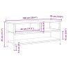 Ensemble meuble TV Montage mural Bois Ancien 100 x 35 x 45 cm 582682582682