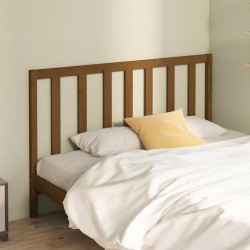Tête de lit Marron miel 156x4x100 cm Bois massif de pin 582685582685