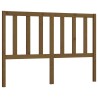 Tête de lit Marron miel 156x4x100 cm Bois massif de pin 582685582685