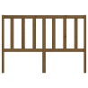 Tête de lit Marron miel 156x4x100 cm Bois massif de pin 582685582685