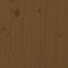 Tête de lit Marron miel 156x4x100 cm Bois massif de pin 582685582685