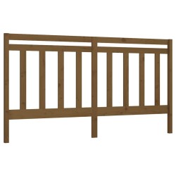 Tête de lit Marron miel 206x4x100 cm Bois massif de pin 582687582687