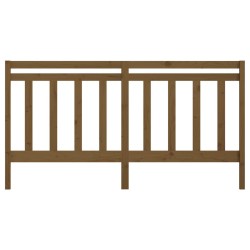 Tête de lit Marron miel 206x4x100 cm Bois massif de pin 582687582687
