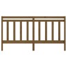 Tête de lit Marron miel 206x4x100 cm Bois massif de pin 582687582687