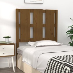 Tête de lit Marron miel 80,5x4x100 cm Bois massif de pin 582688582688