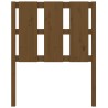 Tête de lit Marron miel 80,5x4x100 cm Bois massif de pin 582688582688