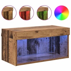 Ensemble meuble TV avec LED Bois Ancien 60 x 30 x 30 cm 582689582689