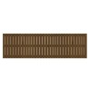 Tête de lit murale Marron miel 204x3x60 cm Bois massif de pin 582691582691