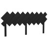 Tête de lit Noir 178x3x80,5 cm Bois massif de pin 582692582692