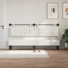 Tête de lit suspendue Avec lumière LED Blanc Simili cuir 582693582693