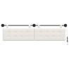 Tête de lit suspendue Avec lumière LED Blanc Simili cuir 582693582693