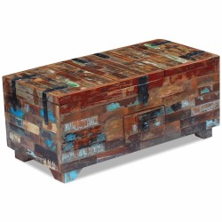 Coffre table basse Bois de récupération massif 80x40x35 cm 582694582694