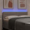 Tête de lit LED avec bandes LED Taupe 144 cm tissu 582696582696