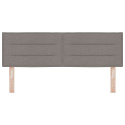 Tête de lit LED avec bandes LED Taupe 144 cm tissu 582696582696