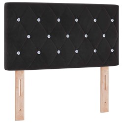 Tête de lit Noir 80 cm Velours 582698582698
