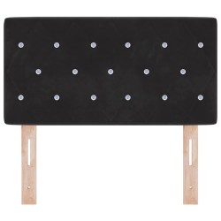 Tête de lit Noir 80 cm Velours 582698582698