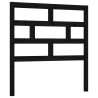 Tête de lit Noir 81x4x100 cm Bois massif de pin 582699582699