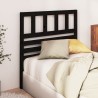Tête de lit Noir 81x4x100 cm Bois massif de pin 582700582700
