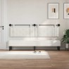 Tête de lit suspendue Avec lumière LED Blanc Simili cuir 582702582702