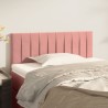 Tête de lit Rose 80x5x78/88 cm Velours 582707582707