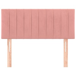 Tête de lit Rose 80x5x78/88 cm Velours 582707582707