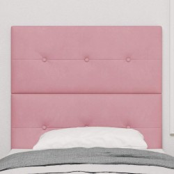 Tête de lit Rose 90 cm Velours 582708582708