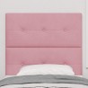 Tête de lit Rose 90 cm Velours 582708582708