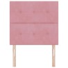 Tête de lit Rose 90 cm Velours 582708582708