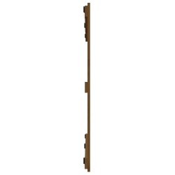 Tête de lit murale Marron miel 127,5x3x90 cm Bois massif de pin 582710582710