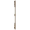 Tête de lit murale Marron miel 127,5x3x90 cm Bois massif de pin 582710582710