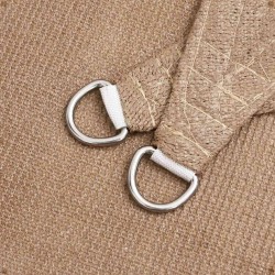 Voile d'ombrage 160 g/m² Taupe 3x3x3 m PEHD 582712582712