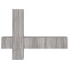 Unités murales TV 5 pcs sonoma gris bois d'ingénierie 582717582717