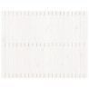 Tête de lit murale Blanc 140x3x110 cm Bois massif de pin 582718582718