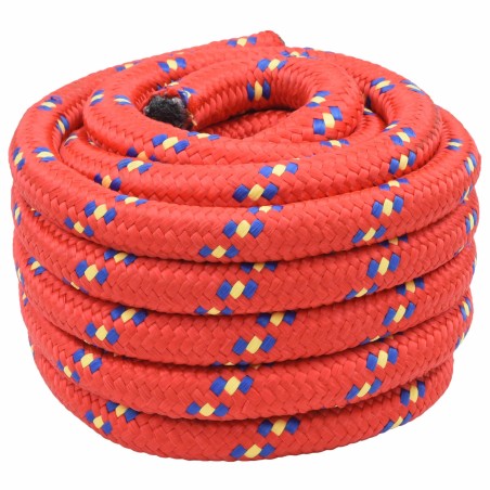 Corde de bateau 50 m 3 Rouge PP 582721582721