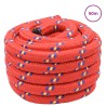 Corde de bateau 50 m 3 Rouge PP 582721582721