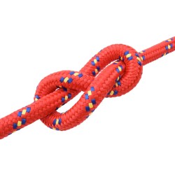 Corde de bateau 50 m 3 Rouge PP 582721582721