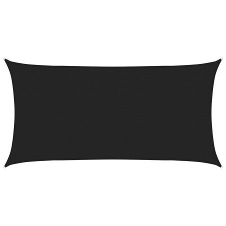 Voile d'ombre Noir 2,5 x 6 m HDPE 582726582726