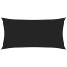 Voile d'ombre Noir 2,5 x 6 m HDPE 582726582726