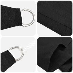 Voile d'ombre Noir 2,5 x 6 m HDPE 582726582726