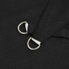 Voile d'ombre Noir 2,5 x 6 m HDPE 582726582726