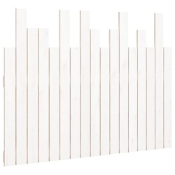 Tête de lit murale Blanc 108x3x80 cm Bois massif de pin 582728582728
