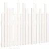 Tête de lit murale Blanc 108x3x80 cm Bois massif de pin 582728582728