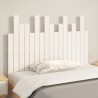 Tête de lit murale Blanc 108x3x80 cm Bois massif de pin 582728582728
