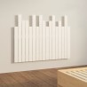 Tête de lit murale Blanc 108x3x80 cm Bois massif de pin 582728582728