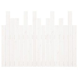 Tête de lit murale Blanc 108x3x80 cm Bois massif de pin 582728582728