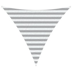 Voile d'ombre Gris clair et blanc 2 x 2 x 2 m 582737582737