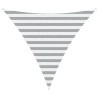 Voile d'ombre Gris clair et blanc 2 x 2 x 2 m 582737582737