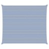 Voile d'ombre Bleu et Blanc 7 x 6 m 100 % polyester Oxford 582738582738