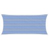Voile d'ombre Bleu et Blanc 2 x 4 m HDPE 582740582740
