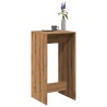 Table de bar chêne artisanal 51x50x103,5 cm bois d'ingénierie 582742582742